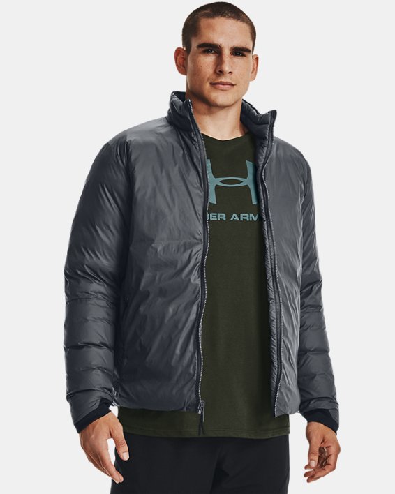 Men's UA Storm ColdGear® Infrared Down 3-in-1 Jacket, Gray, pdpMainDesktop image number 3